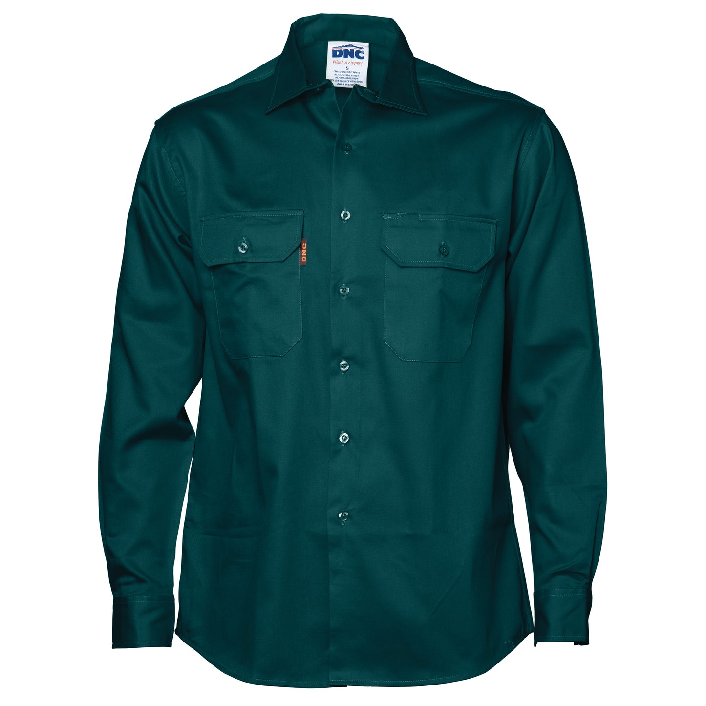 Unisex DNC Workwear Cotton Drill Work Shirt - Long Sleeve Product Code: 3202