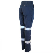 DNC Workwear LADIES DOUBLE HOOPS TAPED CARGO PANTS Product Code: 3330