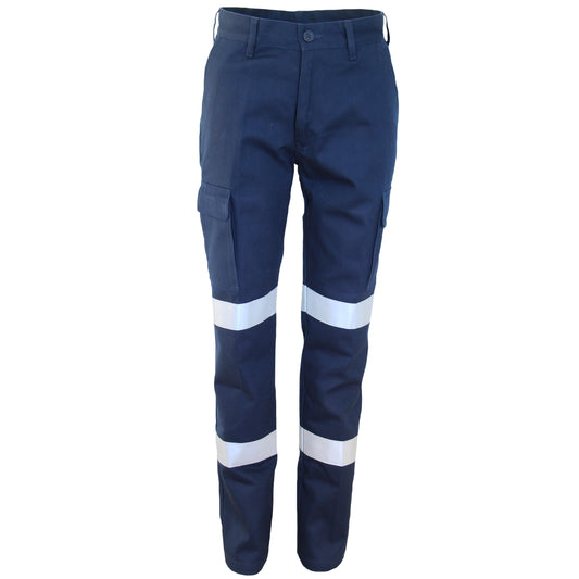 DNC Workwear LADIES DOUBLE HOOPS TAPED CARGO PANTS Product Code: 3330