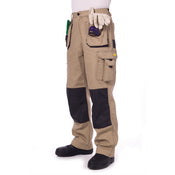 DNC Workwear Duratex Cotton Duck Weave Tradies Cargo Pants with twin holster tool pocket - knee pads not included Product Code: 3337