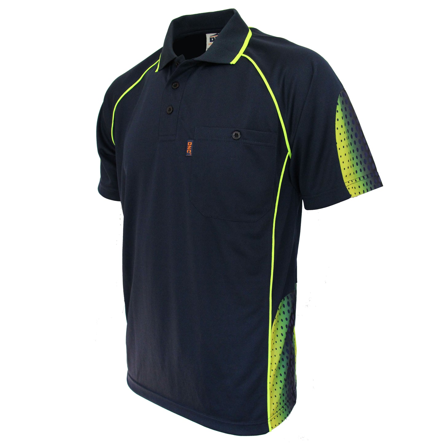 Unisex GALAXY Sublimated Polo DNC Work Wear Hi-Vis Clothing Product Code: 5218