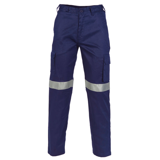 DNC Workwear LIGHTWEIGHT COTTON CARGO PANTS WITH 3M R/TAPE Product Code: 3326