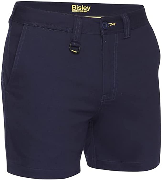 Bisley Inc Stretch Cotton Drill Short Soft Cotton Comfortable Work Shorts for Men