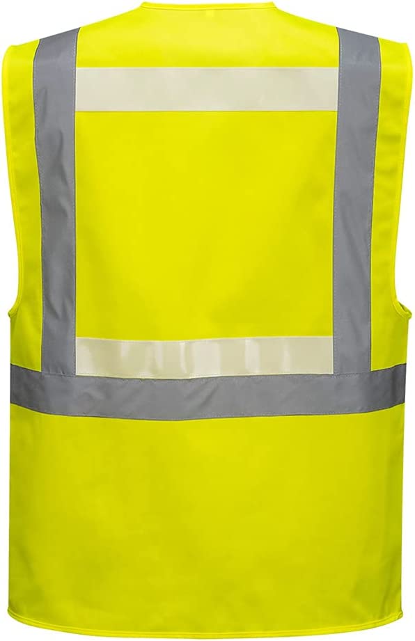 Portwest mens G456 Glowtex Ezee Zip Executive Vest