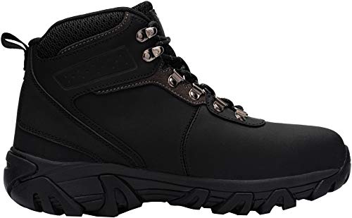 LARNMERN Men Steel Toe Work Shoes Slip Resistant Shoes Hiking Puncture  Proof shoes 