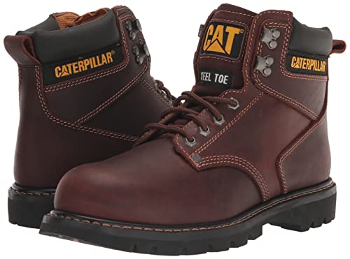 Caterpillar men's second shift steel toe work clearance boot