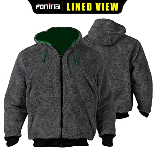 FONIRRA Men's High Visibility Safety ANSI Class 3 Lined Fleece