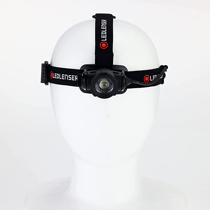 Ledlenser - H7R Core Rechargeable Headlamp, 1000 Lumens, Advanced Focus System, Magnetic Charging, Dust and Water Protection, 130 Degree Headlamp Rotation