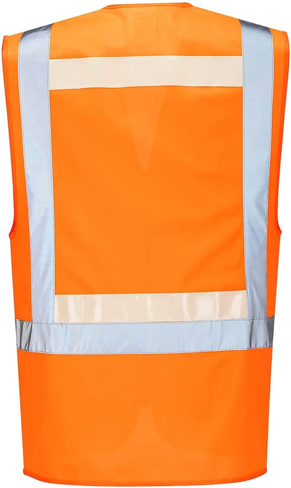 Portwest mens G456 Glowtex Ezee Zip Executive Vest