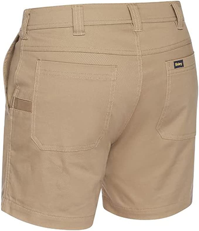 Bisley Inc Stretch Cotton Drill Short Soft Cotton Comfortable Work Shorts for Men