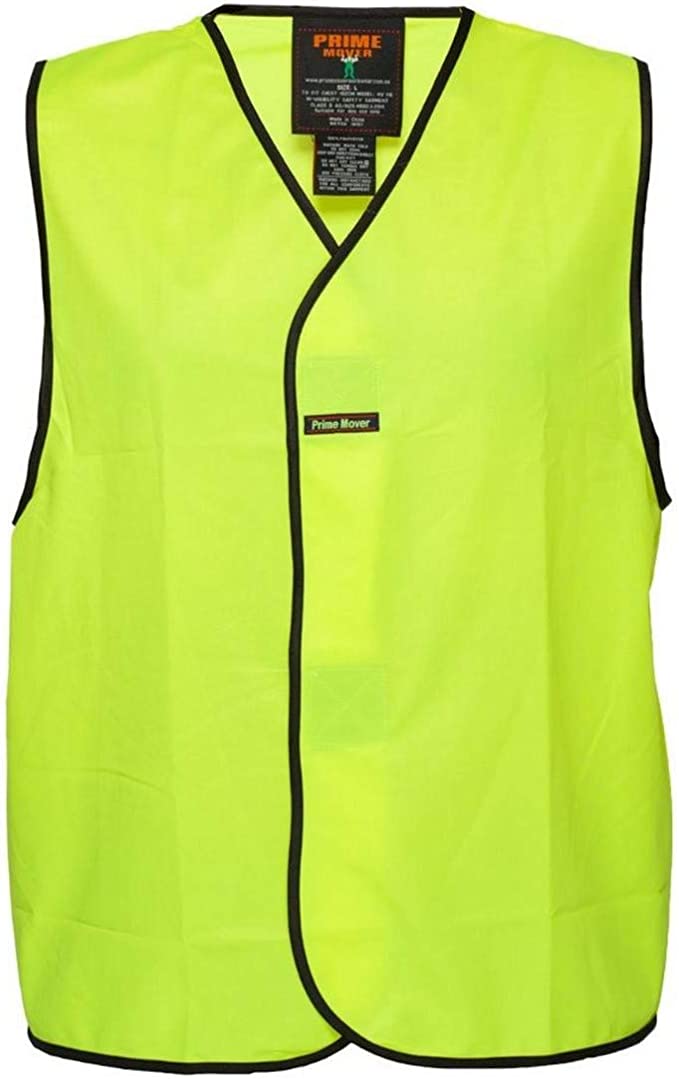 Prime Mover unisex Class D Classic Hi-Vis Vest