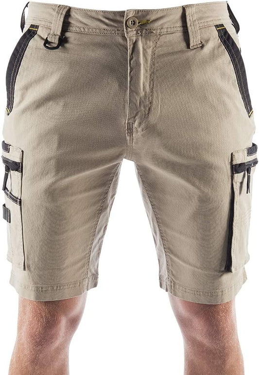Bisley Workwear Flex & Move Cotton Stretch Functional Utility Pockets Zip Cargo Pants