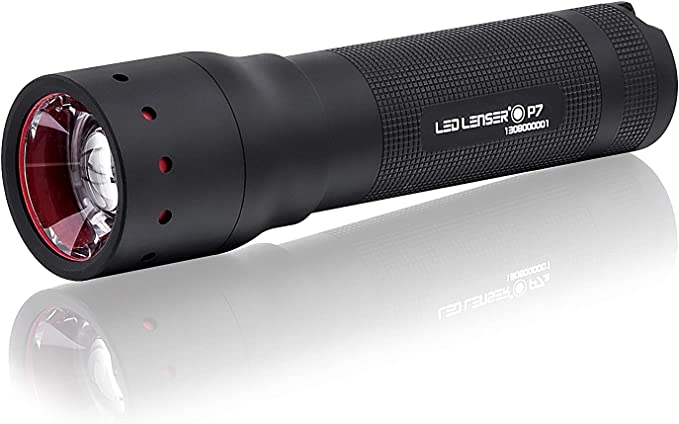 Ledlenser P7 Allround Torch LED, 450 Lumens, Focusable, 300m Long Distance Beam, 4xAAA Battery Powered, incl. Batteries