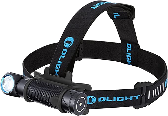 OLIGHT Perun 2 Head Torch 2500 Lumens Rechargeable Headlamp, Multi-Functional Right Angle MCC Waterproof Flashlight with Headband, Perfect for Night Camping, Hiking, Hunting