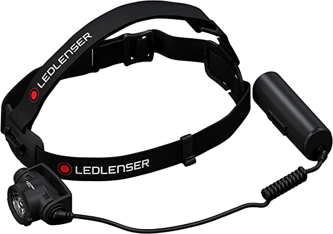 Ledlenser - H7R Core Rechargeable Headlamp, 1000 Lumens, Advanced Focus System, Magnetic Charging, Dust and Water Protection, 130 Degree Headlamp Rotation