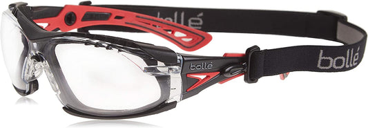 Brand: Bolle Safety Bolle Safety Rush+ Safety Glasses with Assembled Foam and Strap  4.4 out of 5 stars    247 ratings