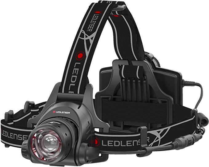 Ledlenser H14R.2 Headlamp with 1000 Lumens Output, Innovative Rotation Switch, Energy Management System and Rechargeability