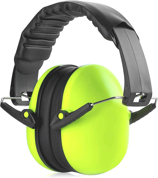 Brand: MEDca Hearing Protection Ear Muffs - Lime Green Hearing Protection and Noise Cancelling Reduction Safety Ear Muffs, Fits Children and Adults, Perfect for Shooting, Hunting, Woodworking and More by MEDca