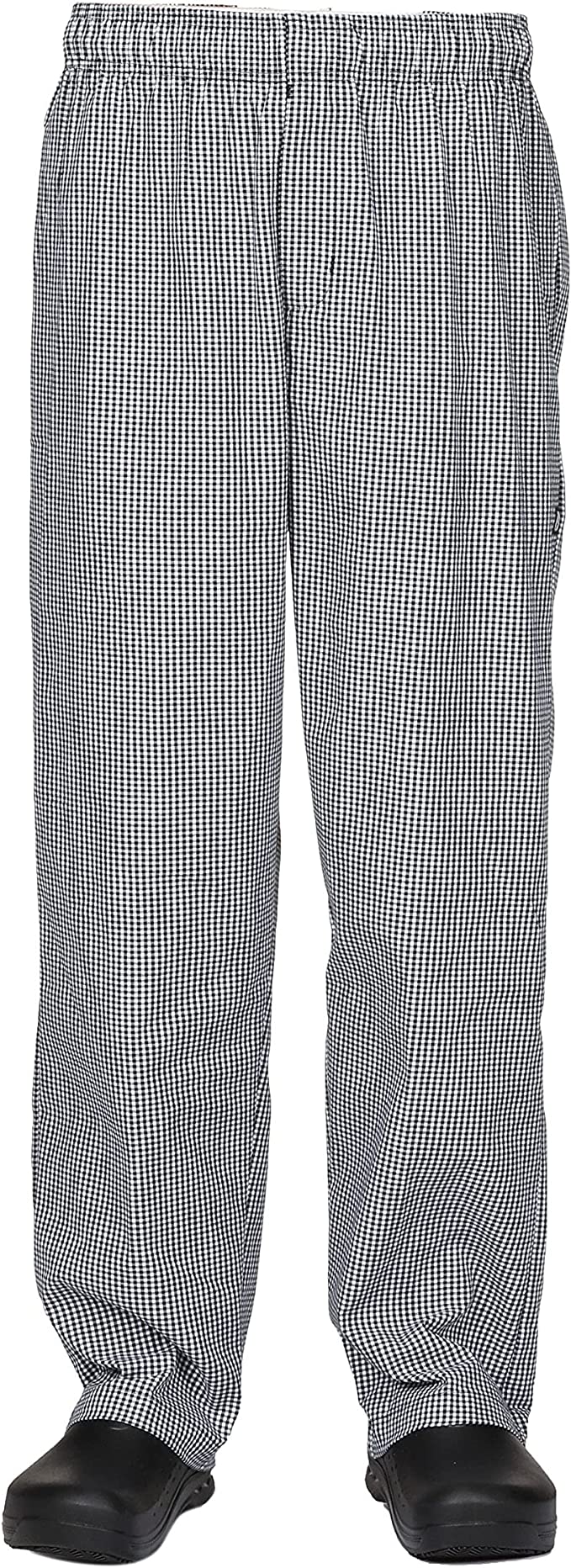 Chef Works Men and Women Essential Baggy Chef Pant with Zipper Fly