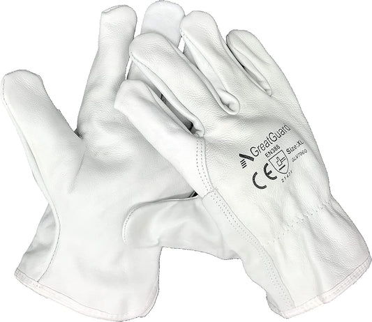Brand: Generic Rigger Driver Work Safety Gloves Leather Certified Cowhide Grain Leather